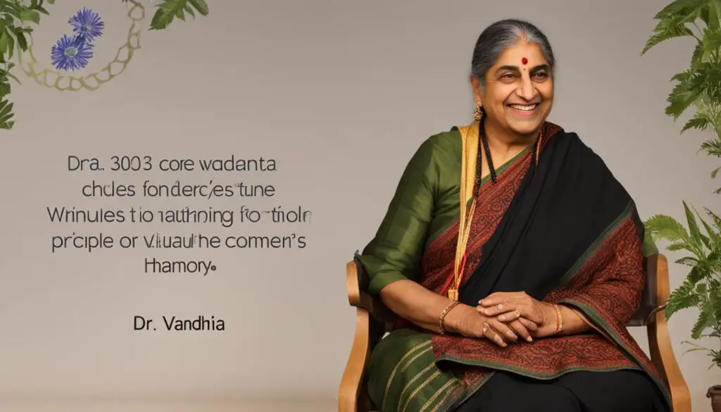 Dr. Vandana Shiva: Core Values and Principles