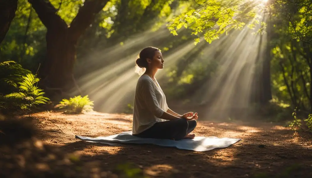 Finding peace through meditation