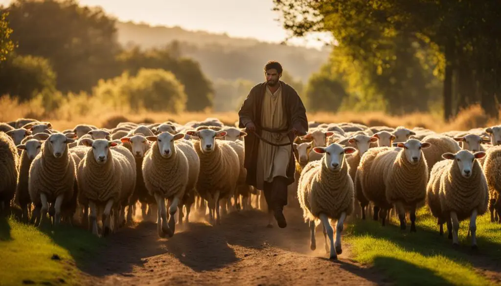 God as our shepherd