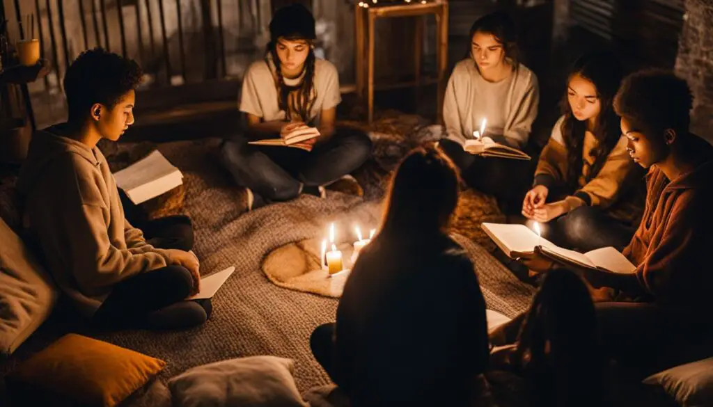 passive activities for youth group devotions
